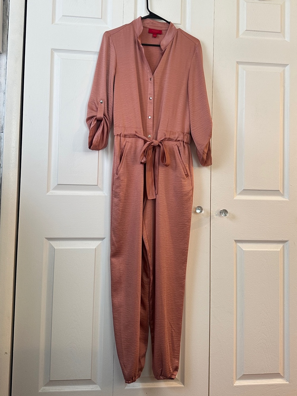 Jennifer Lopez Brittany Blush Jumpsuit